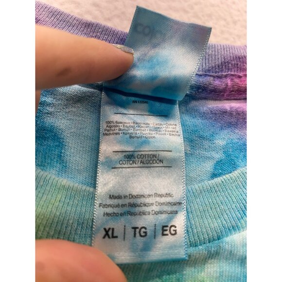 Colortone Tie-Dye T-Shirt XL "Baked On Maui" Peace Sign #7157 - Picture 6 of 8